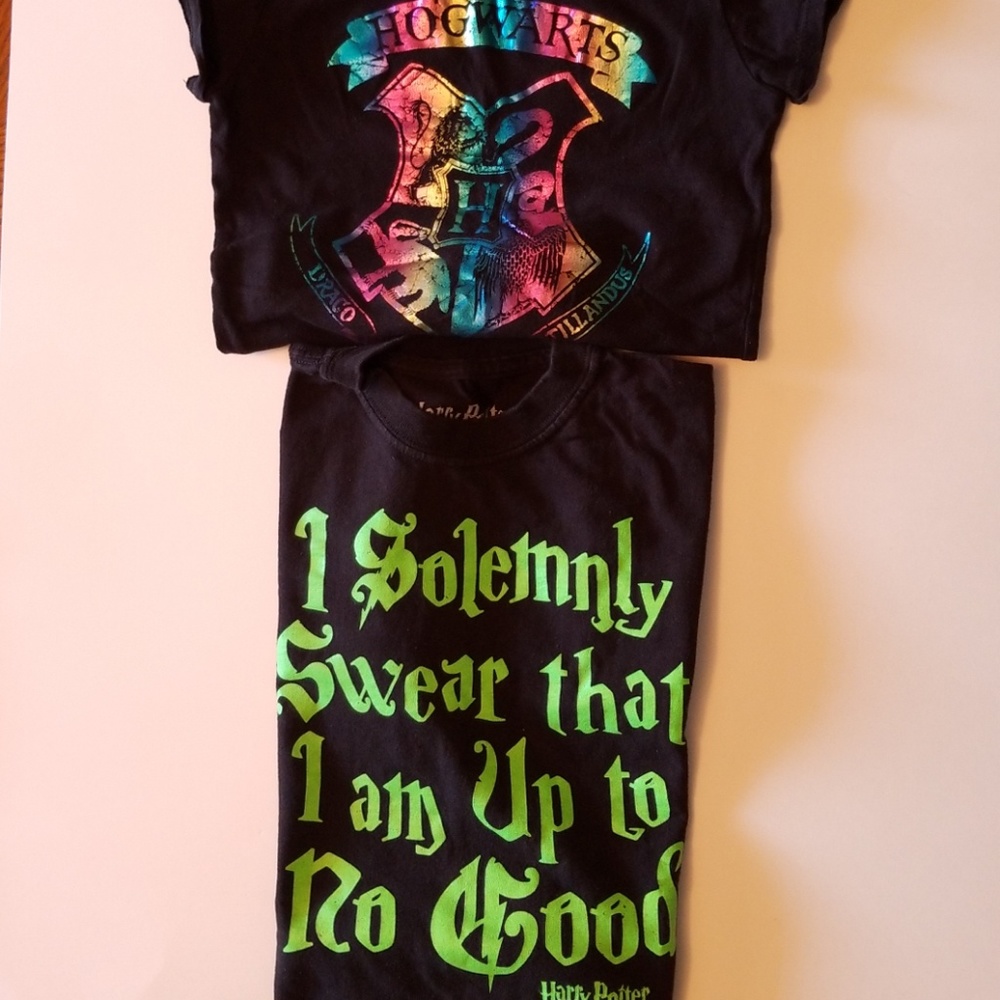 2 Harry Potter shirts